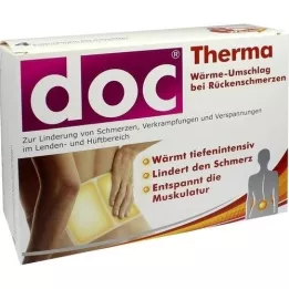 DOC THERMA Enveloppe de chaleur pour les maux de dos, 4 pc