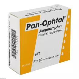 PAN OPHTAL Collyre, 3X10 ml