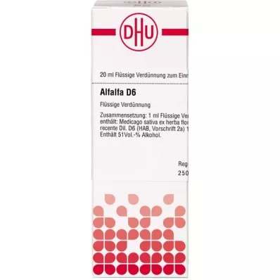 ALFALFA Dilution D 6, 20 ml ALFALFA Dilution D 6, 20 ml