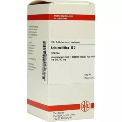 Apis mellifica D 2, 200 pc