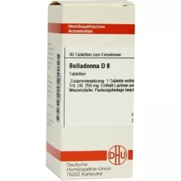 BELLADONNA D 8 comprimés, 80 pc