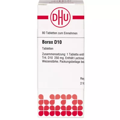 Borax d10, 80 pc Borax d10, 80 pc