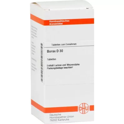 BORAX D 30 comprimés, 80 pièces BORAX D 30 comprimés, 80 pièces