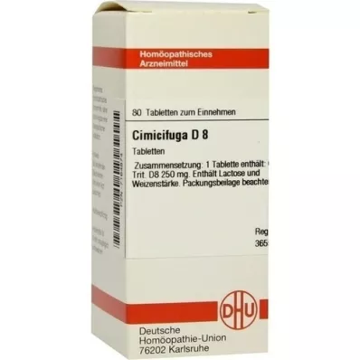 CIMICIFUGA D 8, 80 pc CIMICIFUGA D 8, 80 pc