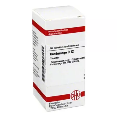 CONDURANGO D 12 comprimés, 80 pcs CONDURANGO D 12 comprimés, 80 pcs