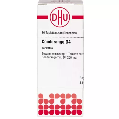 CONDURANGO D 4 comprimés, 80 pc