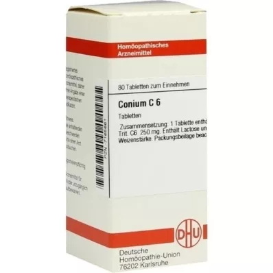 CONIUM C 6 comprimés, 80 pc