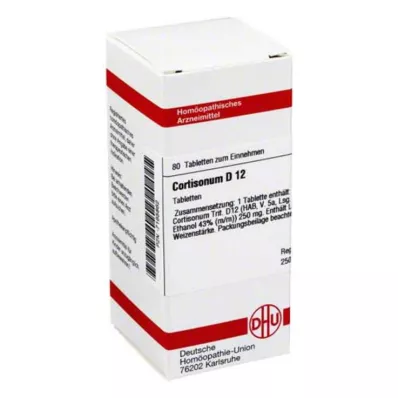CORTISONUM D 12 comprimés, 80 pcs
