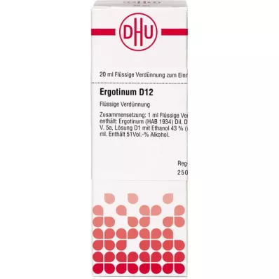 ERGOTINUM Dilution D 12, 20 ml ERGOTINUM Dilution D 12, 20 ml