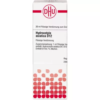 Hydrocotyle asiatica D12, 20 ml