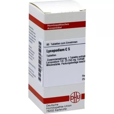 LYCOPODIUM C 5 comprimés, 80 pcs