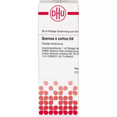 QUERCUS E CORTICE D 4 Dilution, 20 ml