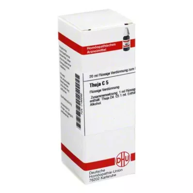 THUJA Dilution C 5, 20 ml THUJA Dilution C 5, 20 ml