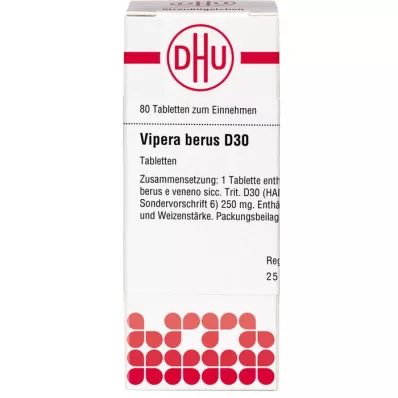 Vipera Berus D30, 80 pc