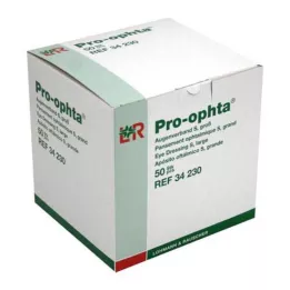PRO-OPHTA Pansement pour les yeux S grand, 50 pièces