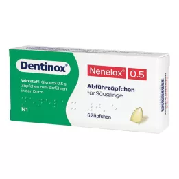 NENE LAX 0,5 suppositoires pour nourrissons, 6 pcs