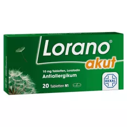 LORANO comprimés aigus, 20 pcs