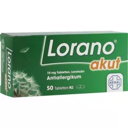 LORANO Comprimés aigus, 50 pc