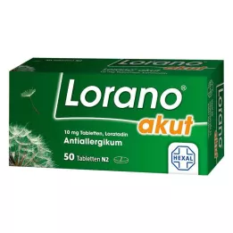 LORANO comprimés aigus, 50 pcs