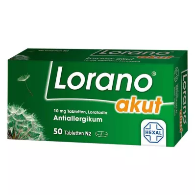 LORANO comprimés aigus, 50 pcs LORANO comprimés aigus, 50 pcs