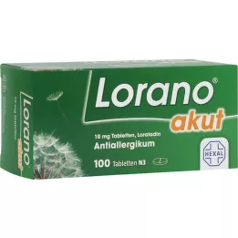LORANO Comprimés aigus, 100 pc