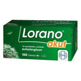 LORANO comprimés aigus, 100 pcs