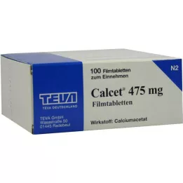 CALCET Comprimés pelliculés à 475 mg, 100 pièces