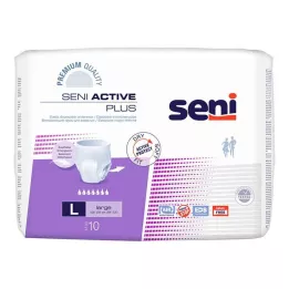 SENI Slip de lincontinence active plus une fois L, 10 pc
