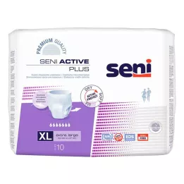 SENI Slip de lincontinence active plus une fois XL, 10 pc