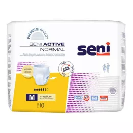 SENI Culottes jetables Active Normal pour incontinence M, 10 pièces