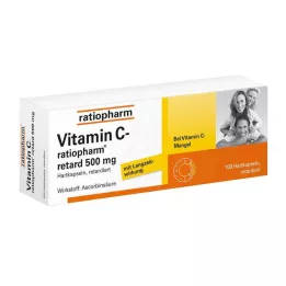 VITAMIN C-RATIOPHARM retard 500 mg gélules, 100 pcs