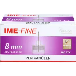 IME-Cancer du stylo universel fin 31 g 8 mm, 100 pc