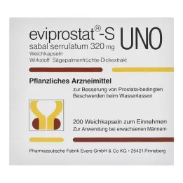 EVIPROSTAT-S sabal serrulatum 320 capsules uno, 200 pcs