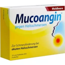 MUCOANGIN Waldberere 20 mg sucettes, 18 pc