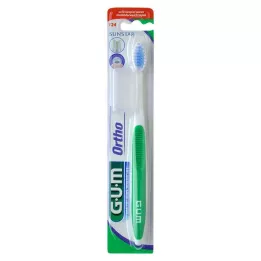 GUM KFO Brosse à dents souple en V, 1 pièce
