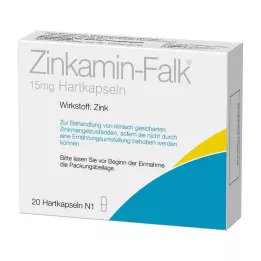 ZINKAMIN Falk 15 mg gélules dures, 20 pcs