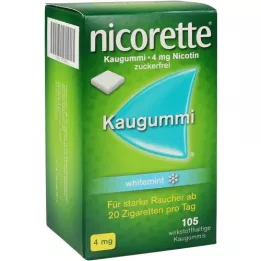 NICORETTE Kaugummi 4 mg Whitemint, 105 pc