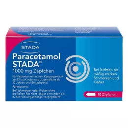 PARACETAMOL STADA Suppositoires à 1000 mg, 10 pièces