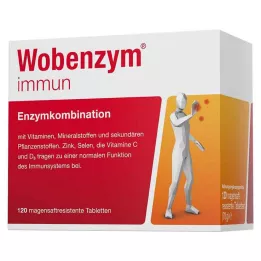 WOBENZYM Comprimés gastro-résistants immun, 120 pcs