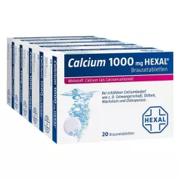 CALCIUM 1000 HEXAL comprimés effervescents, 100 pièces