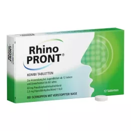 RHINOPRONT Tablettes combinées, 12 pièces