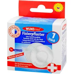 FIXIERPFLASTER 2,5 cm x 5 m transparent, 1 pièce