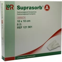 SUPRASORB Un alginat de calcium comprenant.10x10 cm, 8 pc
