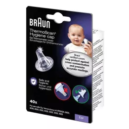 BRAUN THERMOSCAN Capuchons de protection LF40, 40 pièces