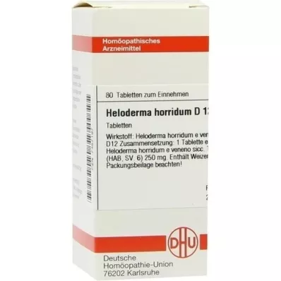 Heloderma horridum D12, 80 pc