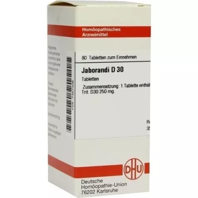 JABORANDI D 30 comprimés, 80 pc