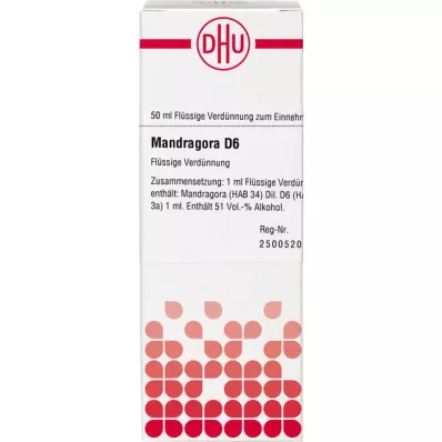 MANDRAGORA D 6, 50 ml