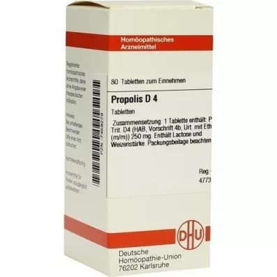 PROPOLIS D 4 comprimés, 80 heures