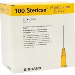 STERICAN Canules 20 Gx2 0,9x50 mm, 100 pièces