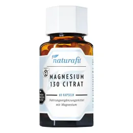 Naturafit Magnésium 130 Capsules Citr, 60 pc